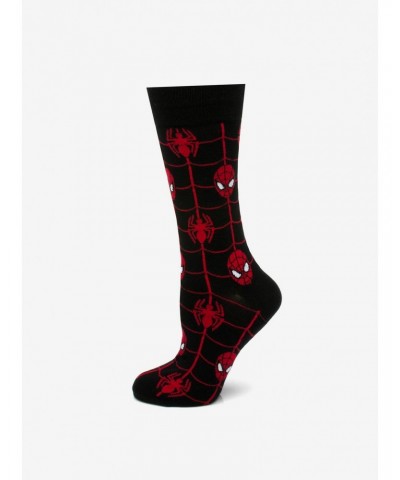 Marvel Spider-Man Web Black Socks $6.77 Socks