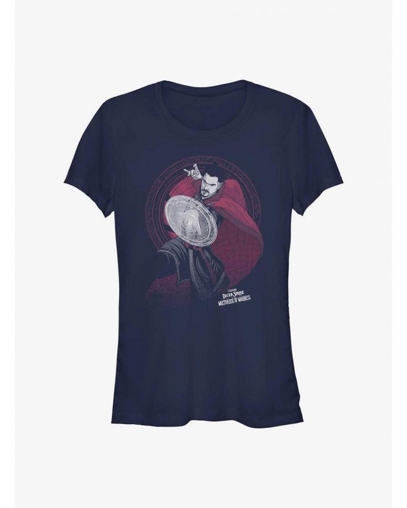 Marvel Doctor Strange In The Multiverse Of Madness The Doorway Girls T-Shirt $6.37 T-Shirts