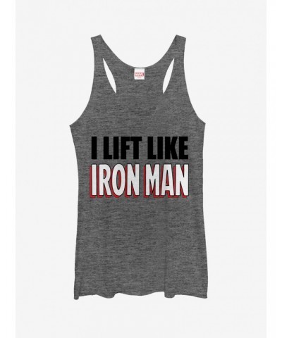 Iron Man Lift Like Iron Man Girls Tanks $6.42 Tanks