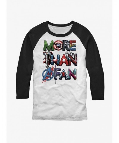 Marvel Avengers Fans Unite Raglan T-Shirt $14.45 T-Shirts