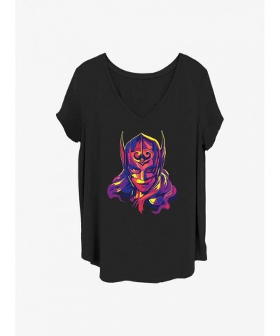 Marvel Thor: Love and Thunder Mighty Thor Girls T-Shirt Plus Size $8.32 T-Shirts