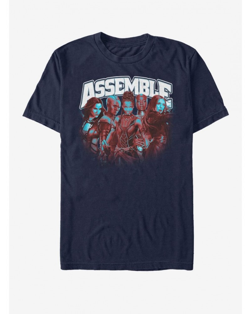 Marvel Avengers: Endgame Assemble The Heroes T-Shirt $6.69 T-Shirts