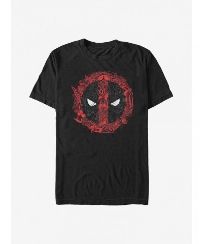 Marvel Deadpool Icons T-Shirt $6.31 T-Shirts