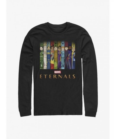 Marvel Eternals Panels Long-Sleeve T-Shirt $10.26 T-Shirts