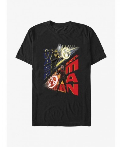 Marvel Ant-Man and the Wasp: Quantumania The Wasp & Ant-Man Poster T-Shirt $6.12 T-Shirts