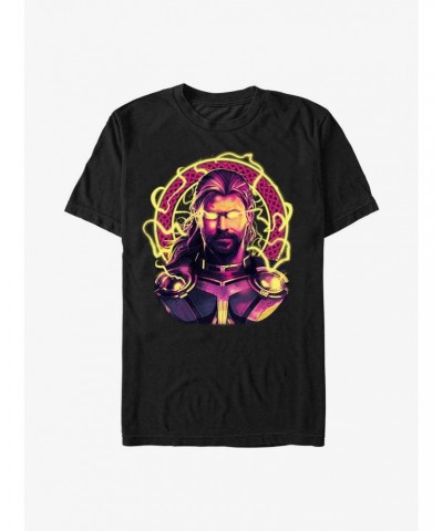 Marvel Thor: Love and Thunder Eyes of Lightning T-Shirt $5.74 T-Shirts