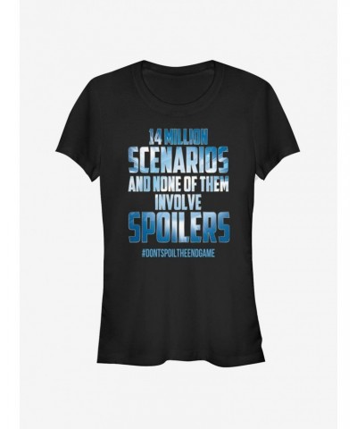 Marvel Avengers: Endgame Fourteen Million Scenarios Girls T-Shirt $7.37 T-Shirts
