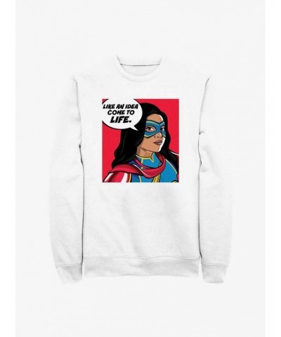 Marvel Ms. Marvel Idea Come To Life Sweatshirt $12.69 Sweatshirts