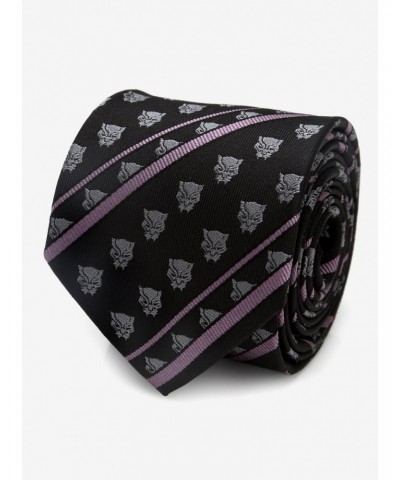 Marvel Black Panther Stripe Black Tie $23.64 Ties