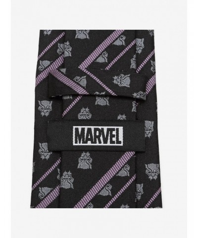 Marvel Black Panther Stripe Black Tie $23.64 Ties