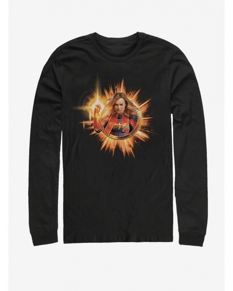 Marvel Avengers: Endgame Fire Marvel Long-Sleeve T-Shirt $8.16 T-Shirts