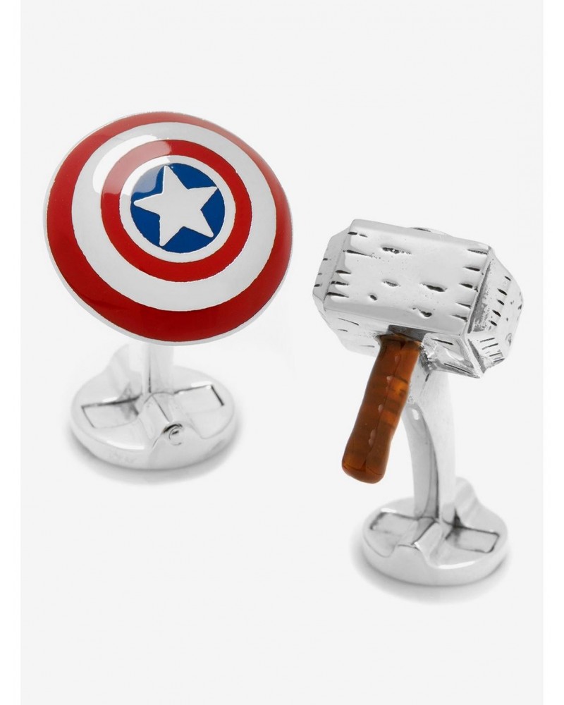 Marvel Endgame Captain America "I Knew It" 3D Cufflinks $75.85 Cufflinks