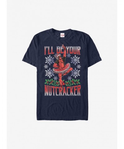 Marvel Deadpool Nutcracker Holiday T-Shirt $8.99 T-Shirts