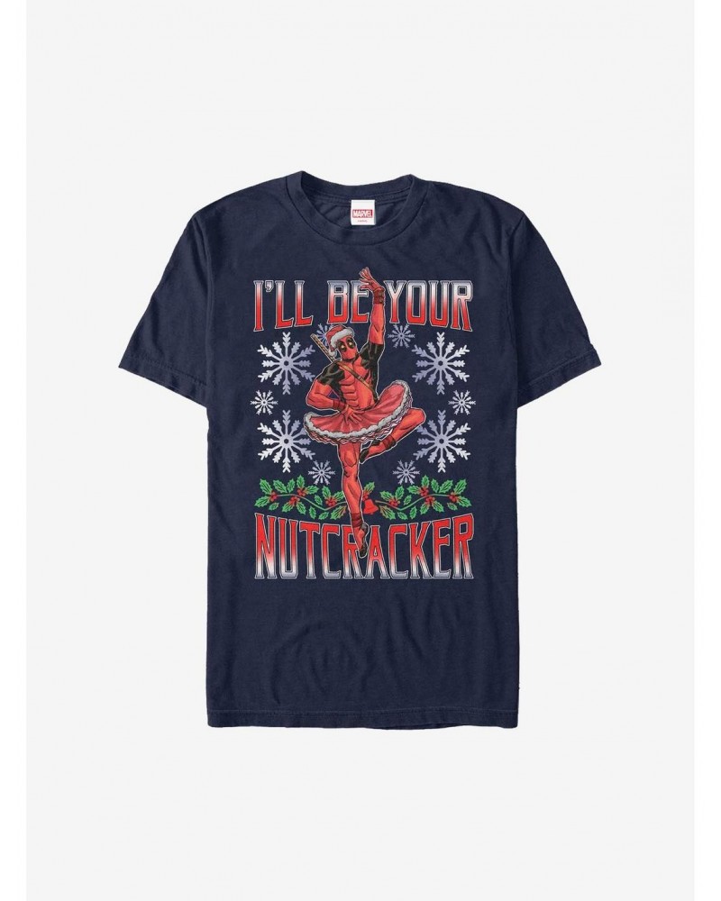 Marvel Deadpool Nutcracker Holiday T-Shirt $8.99 T-Shirts