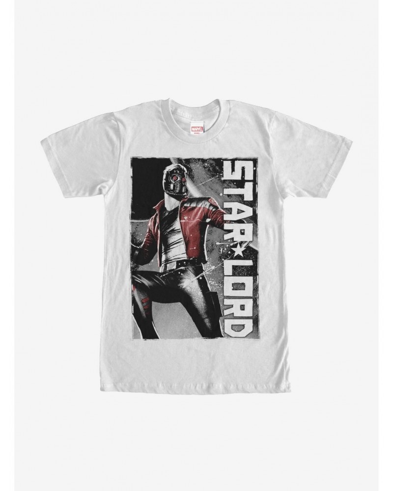 Marvel Guardians of the Galaxy Star Lord Spray Paint Print T-Shirt $7.27 T-Shirts