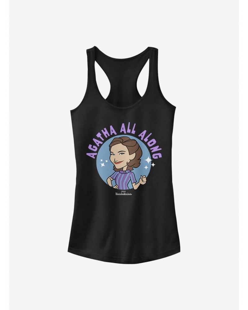 Marvel WandaVision Agatha All Along Frame Girls Tank $6.37 Tanks