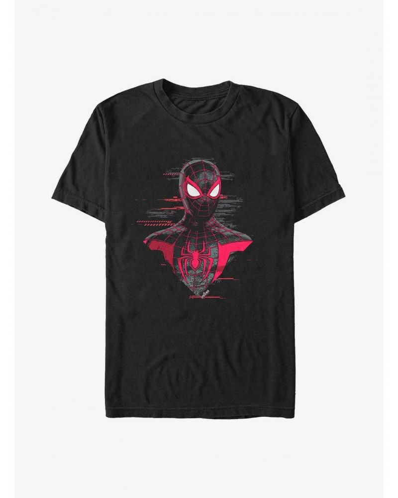 Marvel Spider-Man Miles Morales Spider Bust Big & Tall T-Shirt $11.96 T-Shirts