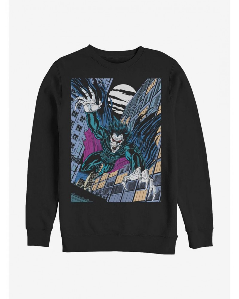 Marvel Morbius Vampire Flight Crew Sweatshirt $10.92 Sweatshirts