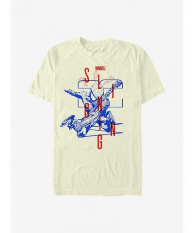 Marvel Spider-Man Slinging Web T-Shirt $8.99 T-Shirts