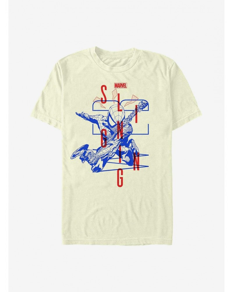 Marvel Spider-Man Slinging Web T-Shirt $8.99 T-Shirts