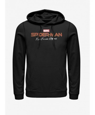 Marvel Spider-Man Far From Home Logo Hoodie $12.93 Hoodies