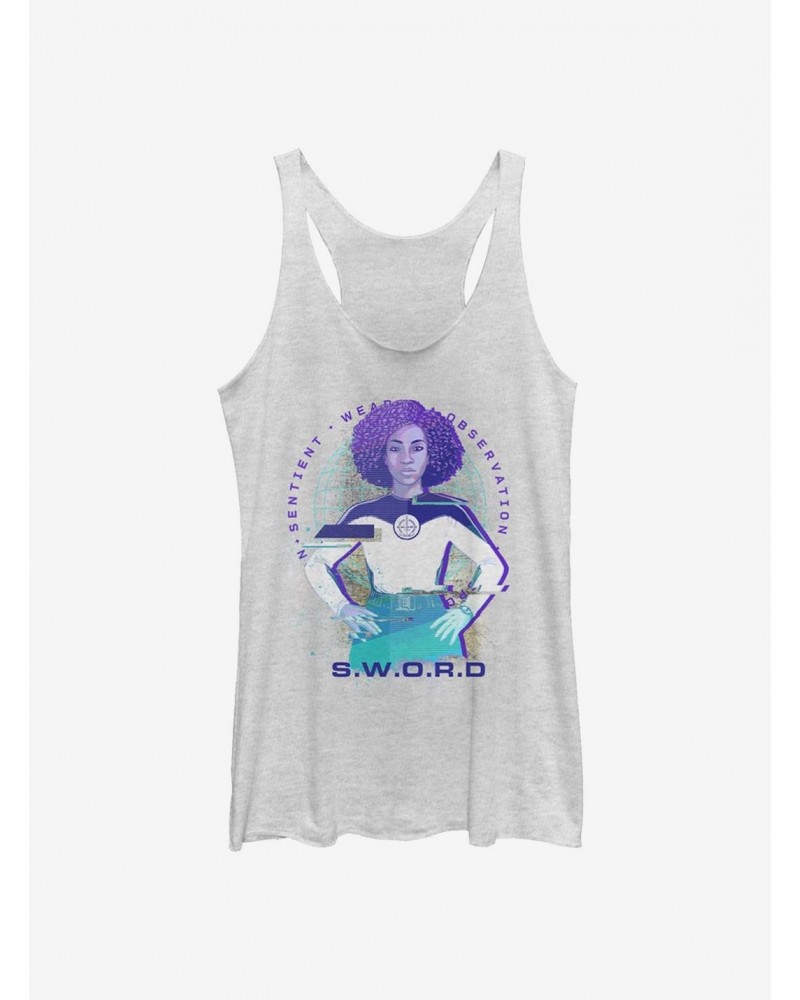 Marvel WandaVision S.W.O.R.D Agent Monica Glitch Girls Tank $9.74 Tanks