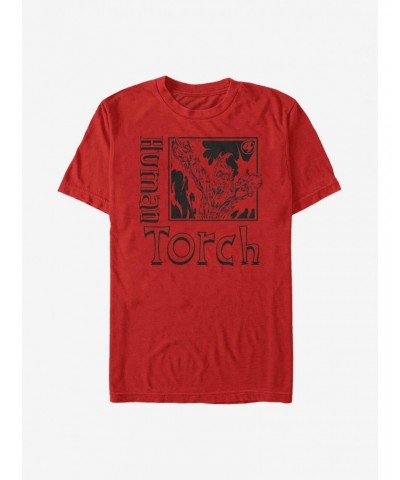Marvel Fantastic Four Torch Pose T-Shirt $8.80 T-Shirts