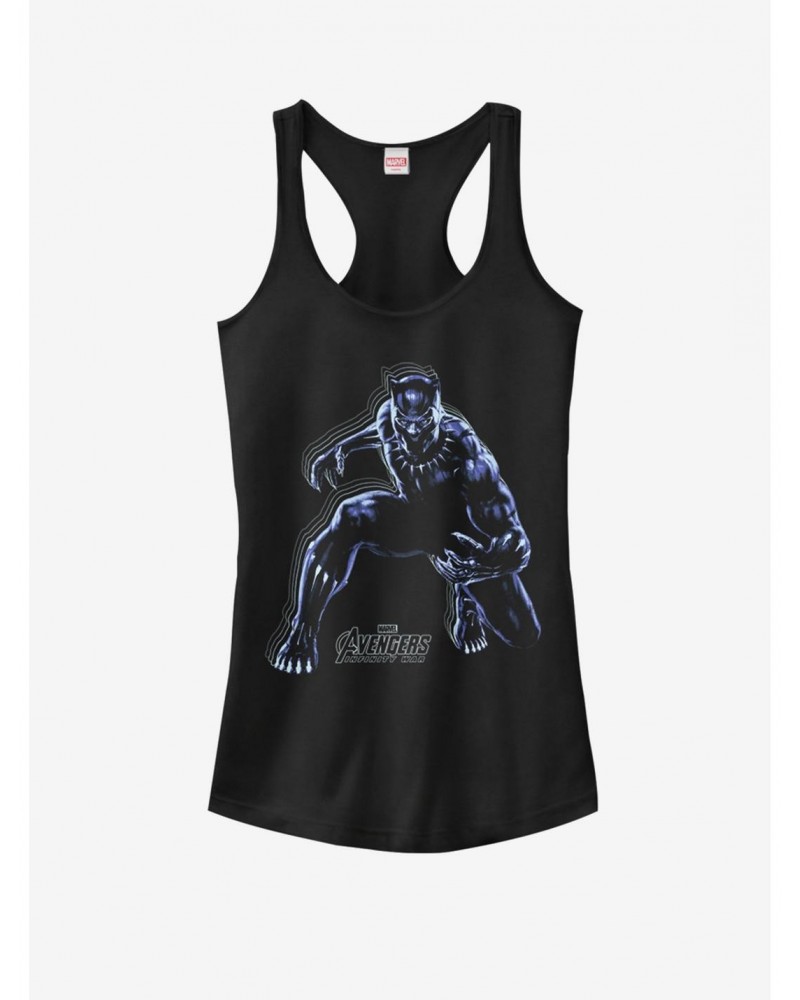 Marvel Black Panther Panther Girls Tank $7.77 Tanks