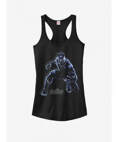 Marvel Black Panther Panther Girls Tank $7.77 Tanks