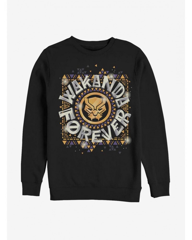 Marvel Black Panther Wakanda Forever Sweatshirt $13.28 Sweatshirts