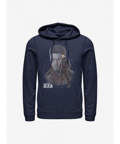 Marvel The Falcon And The Winter Soldier Winter Hero Bucky Hoodie $13.29 Hoodies