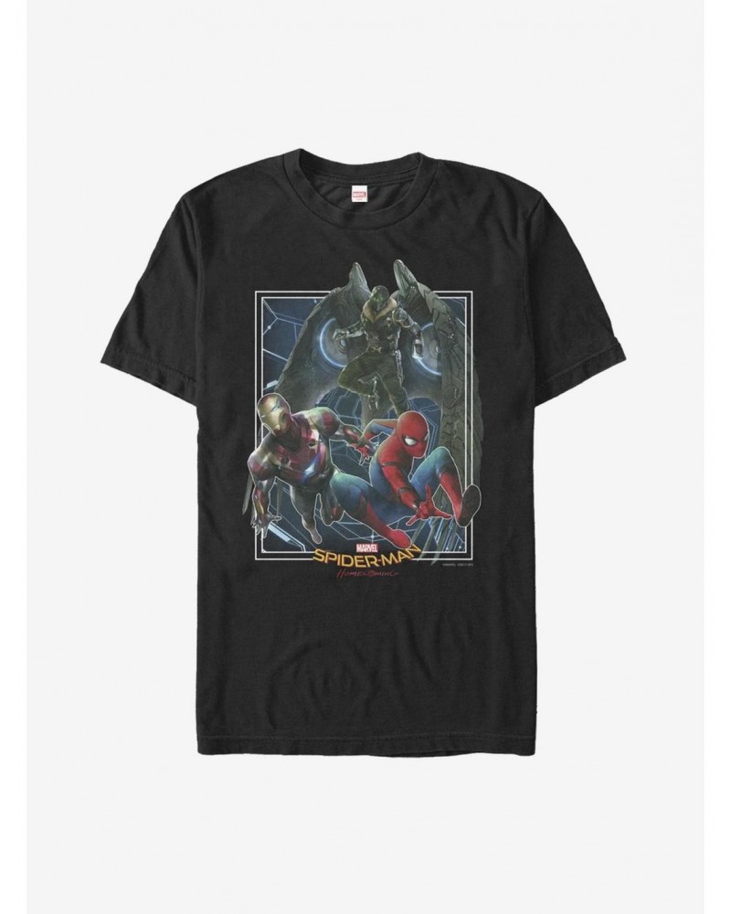 Marvel Spider-Man Homecoming Group Shot T-Shirt $5.93 T-Shirts