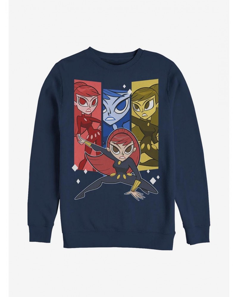 Marvel Black Widow Cartoon Trio T-Shirt $8.60 T-Shirts