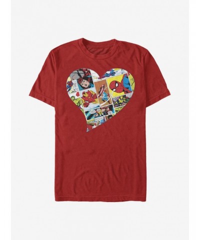 Marvel Avengers Heart Panels T-Shirt $7.27 T-Shirts