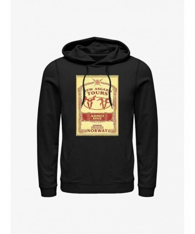 Marvel Thor: Love And Thunder Tours Poster Hoodie $12.57 Hoodies