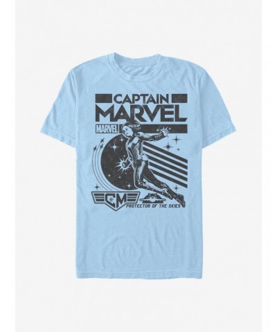 Marvel Captain Marvel Captain Poster T-Shirt $7.46 T-Shirts