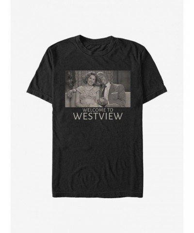 Extra Soft Marvel WandaVision Welcome To Westview T-Shirt $11.56 T-Shirts