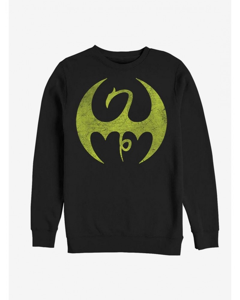 Marvel Iron Fist Iron Logo Sweatshirt $9.74 Sweatshirts