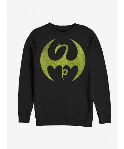 Marvel Iron Fist Iron Logo Sweatshirt $9.74 Sweatshirts