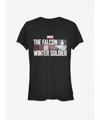 Marvel The Falcon And The Winter Soldier Girls T-Shirt $8.37 T-Shirts