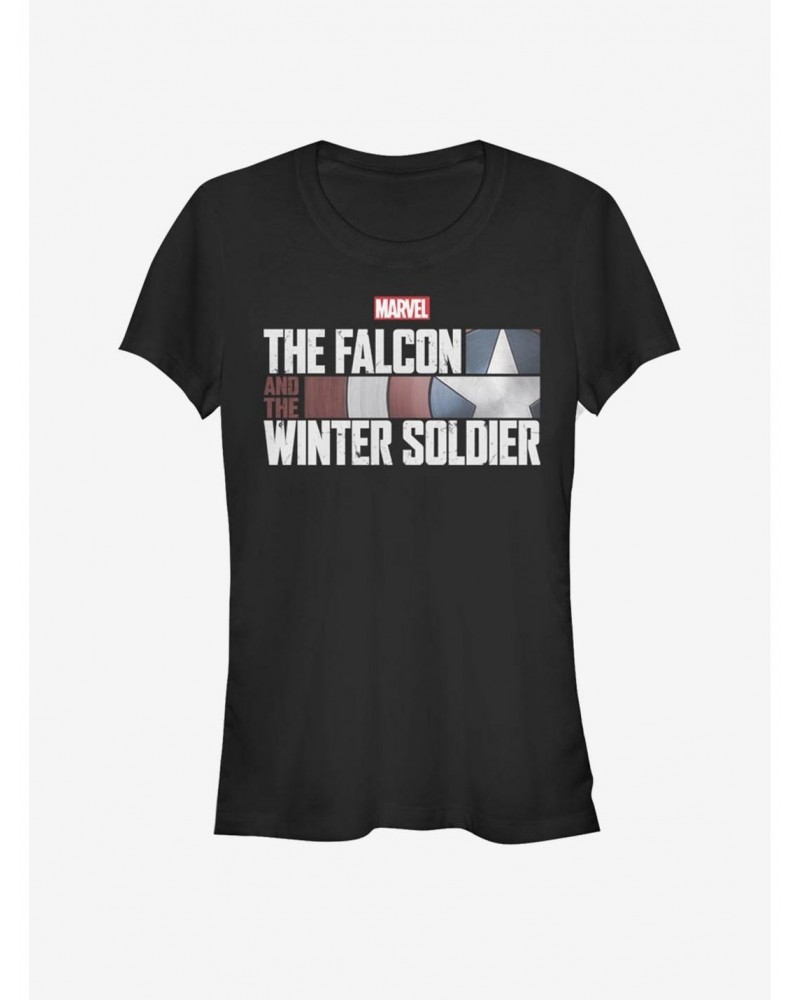 Marvel The Falcon And The Winter Soldier Girls T-Shirt $8.37 T-Shirts