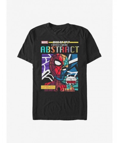 Marvel What If...? Comics Were Abstract Spidey T-Shirt $7.27 T-Shirts
