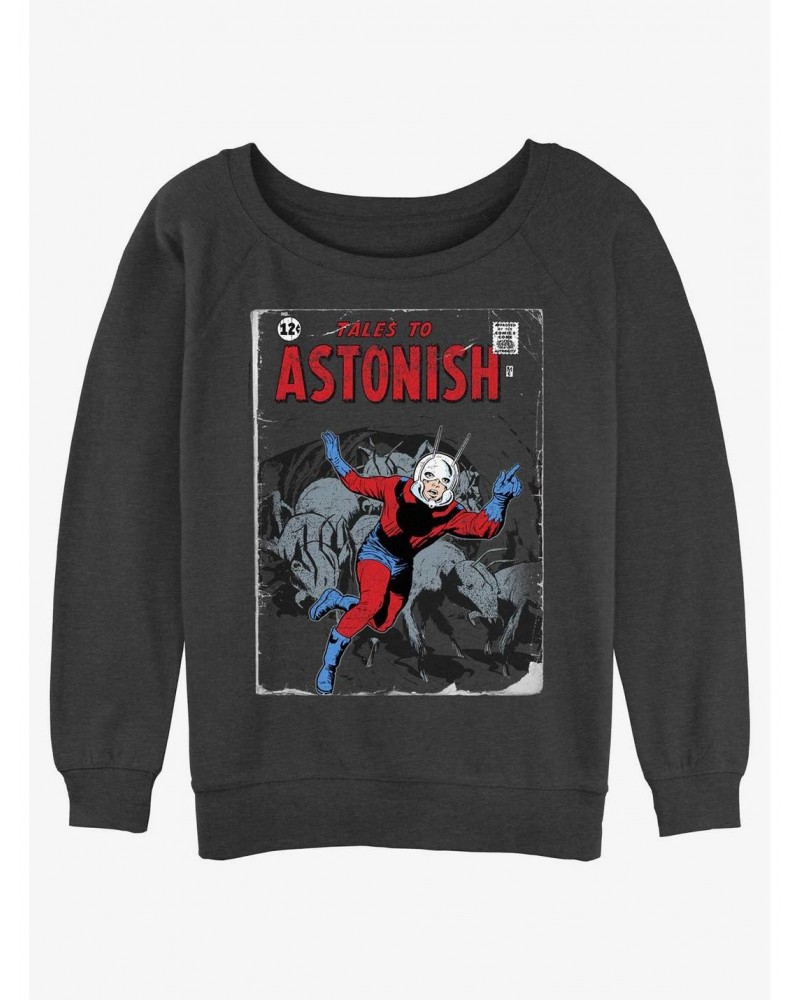 Marvel Ant-Man Ant Tales Comic Cover Slouchy Sweatshirt $14.46 Sweatshirts