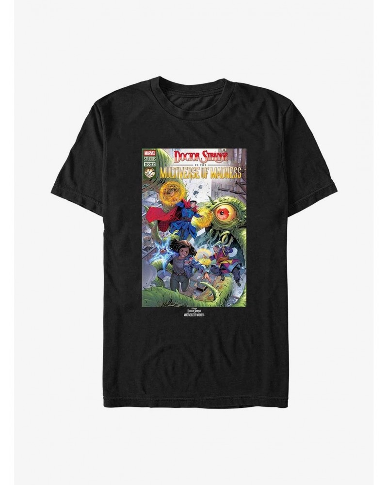 Marvel Dr. Strange In The Multiverse of Madness Comic Cover T-Shirt $10.76 T-Shirts