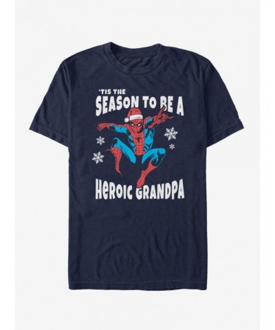 Marvel Spider-Man Heroic Grandpa T-Shirt $7.07 T-Shirts