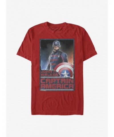 Marvel The Falcon And The Winter Soldier Walker Captain America T-Shirt $5.74 T-Shirts