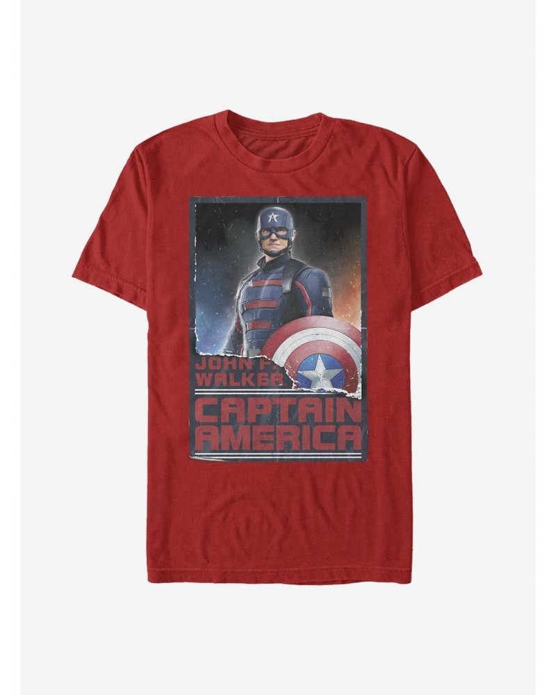 Marvel The Falcon And The Winter Soldier Walker Captain America T-Shirt $5.74 T-Shirts