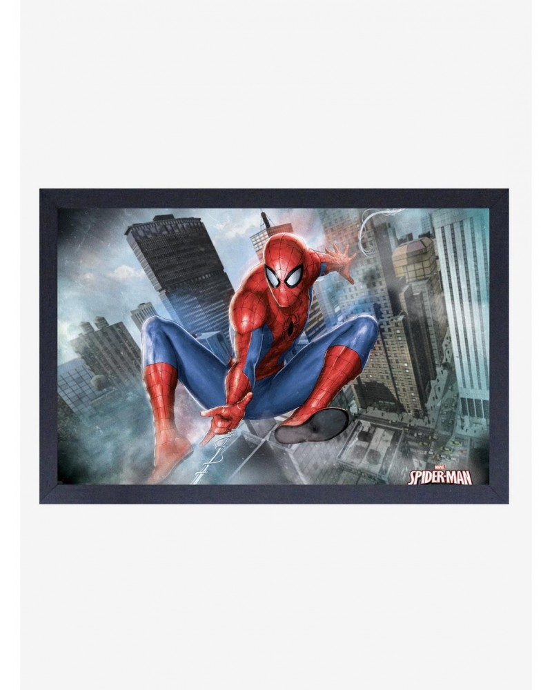 Marvel Spiderman Skyline Swing Poster $11.70 Posters