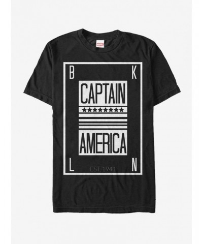 Marvel Captain America Calling Card T-Shirt $7.46 T-Shirts