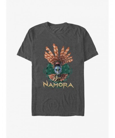 Marvel Black Panther: Wakanda Forever Namora Fin Crown Portrait T-Shirt $6.69 T-Shirts